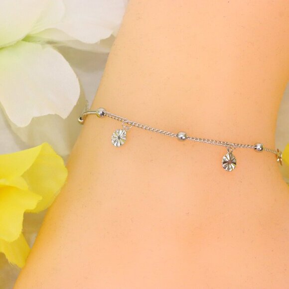 "Minimalist Anklet, Sleek & Modern Design, Women’s Fashion, YC110247-A - Picture 10 of 10